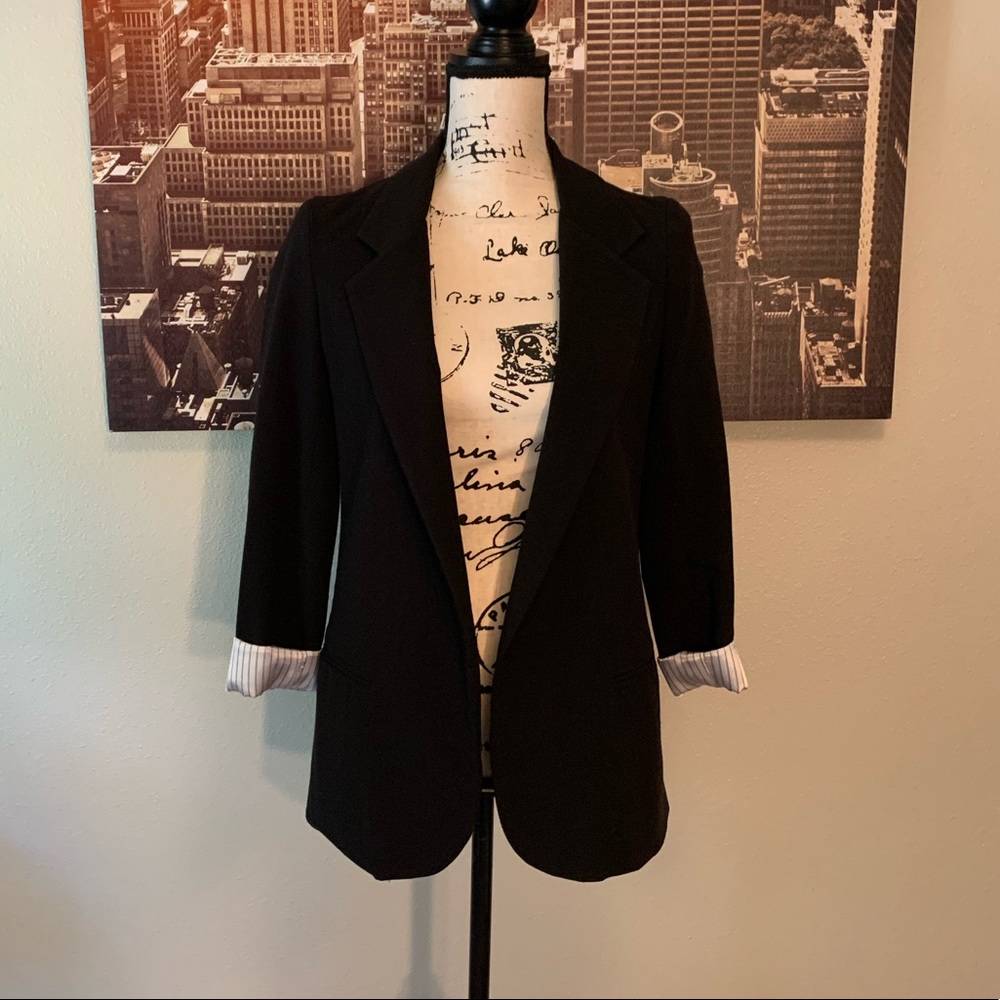 Black Blazer 3/4 sleeves